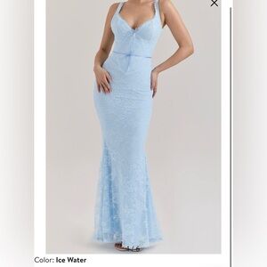 HOUSE OF CB Sara Lace Mermaid Gown
